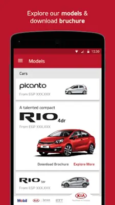 Kia Motors Egypt android App screenshot 2